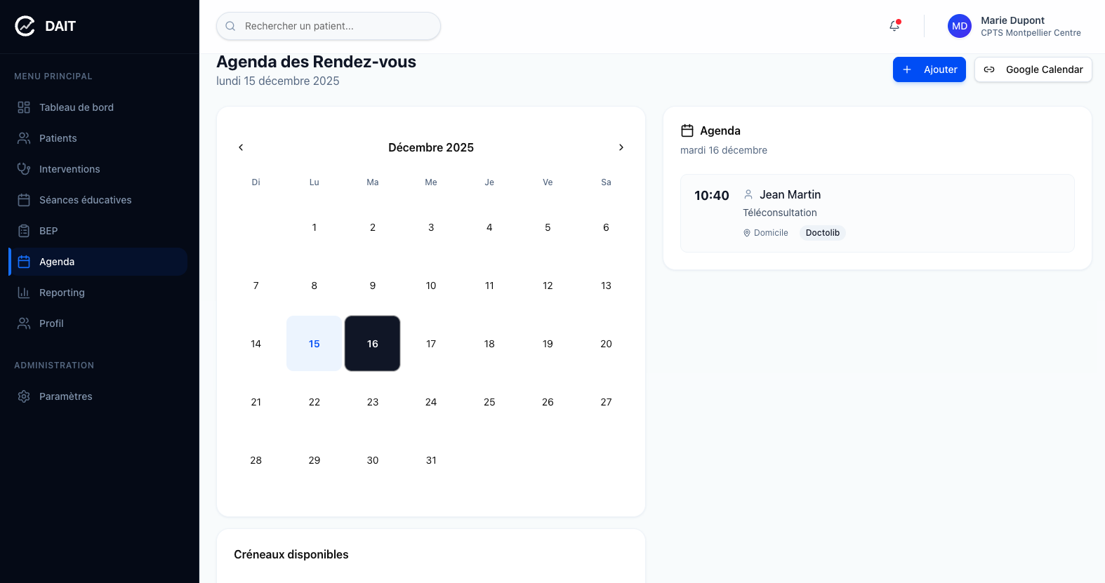 Organisation optimisée